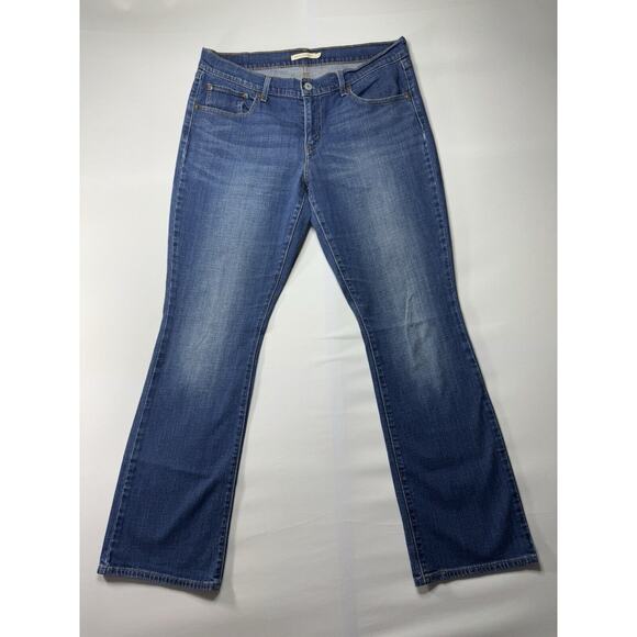 Levi's 415 Women's Relaxed Bootcut Blue Denim Jeans - Size 31x30.5 - Picture 1 of 8